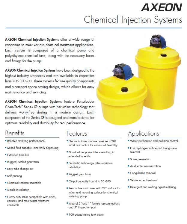 AXEON Chemical Injection Water Treatment System - Image 3