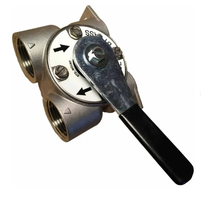 Fleck 1" Stainless Steel Bypass Valve