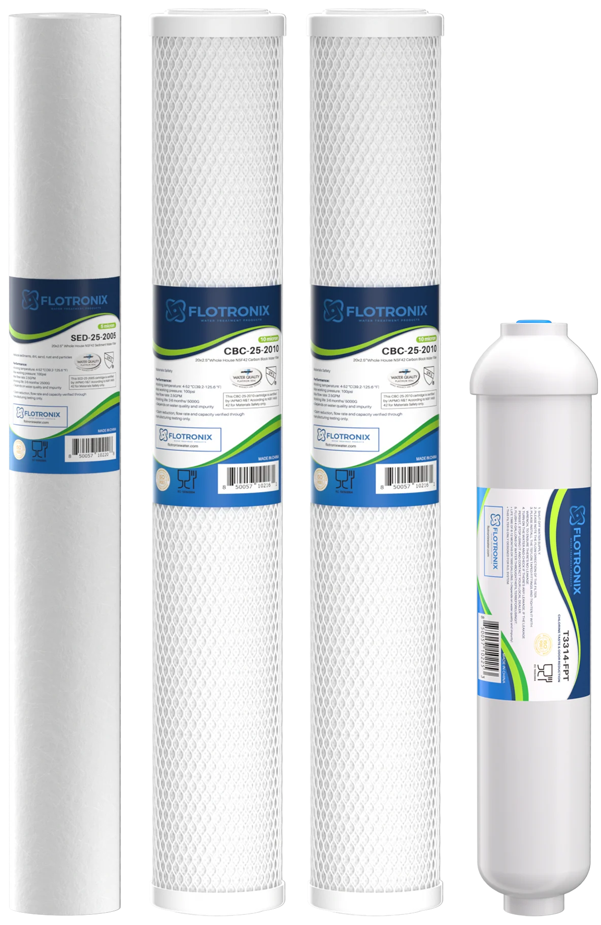 Flotronix Replacement Filter Set – Compatible with Hague LC100 Reverse Osmosis System