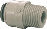John Guest 1/4" Quick Connect X 3/8" Male Adapter