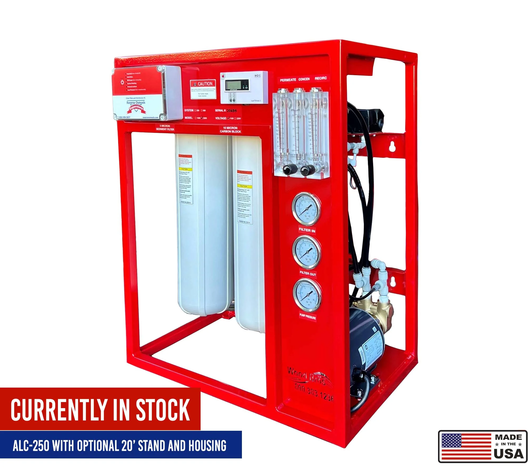 FULLY-LOADED Commercial Reverse Osmosis System - 2000 GPD - Image 2