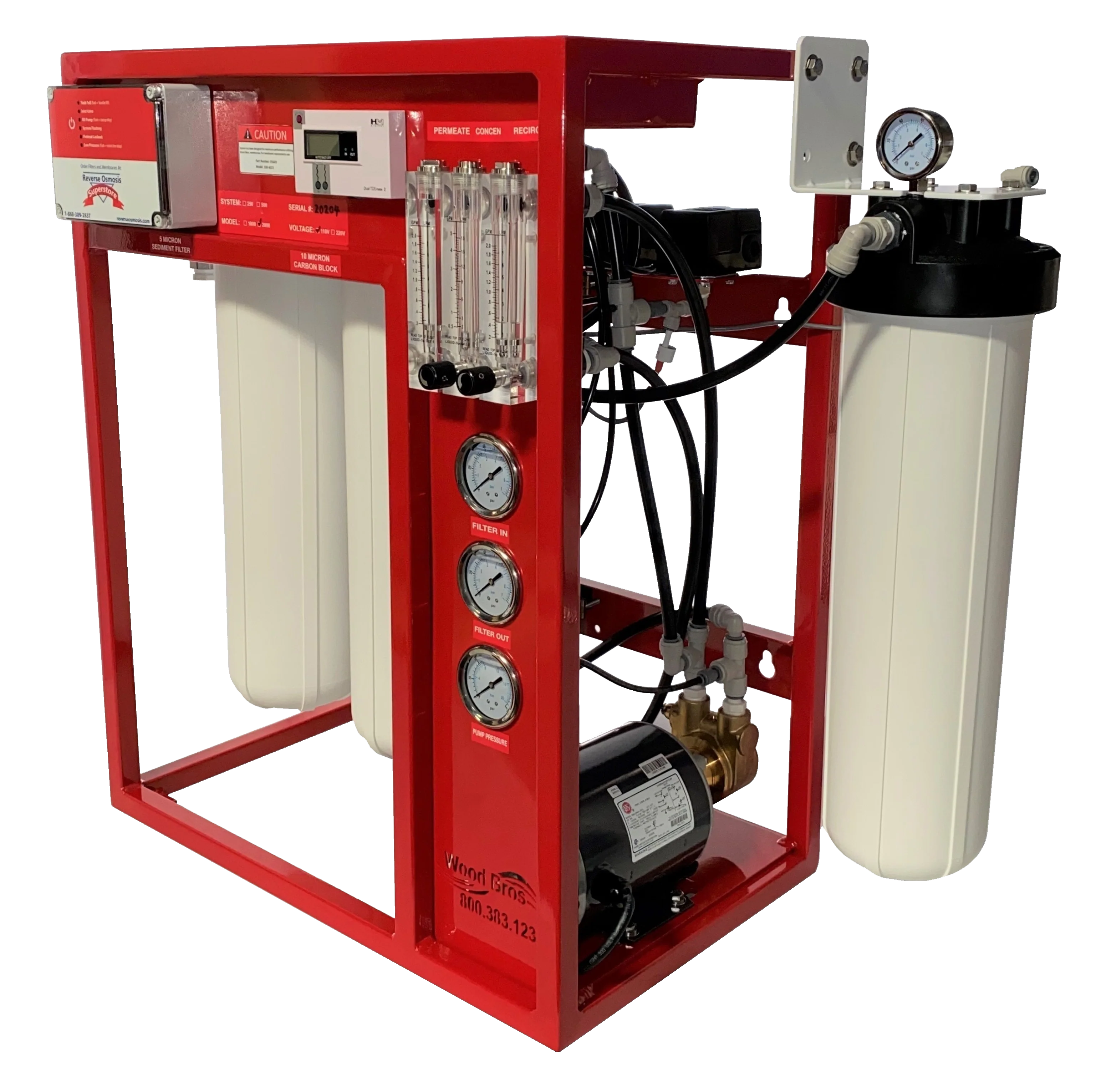 FULLY-LOADED Commercial Reverse Osmosis System - 2000 GPD - Image 6