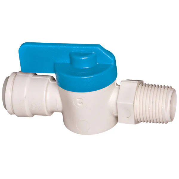 Sea Tech Stop Valve 1/4" Male X 1/4" Quick Connect
